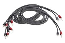 Audioquest Rocket 44 SBW - reproduktorové kabely Single-BiWire, banánky stříbrné (2)